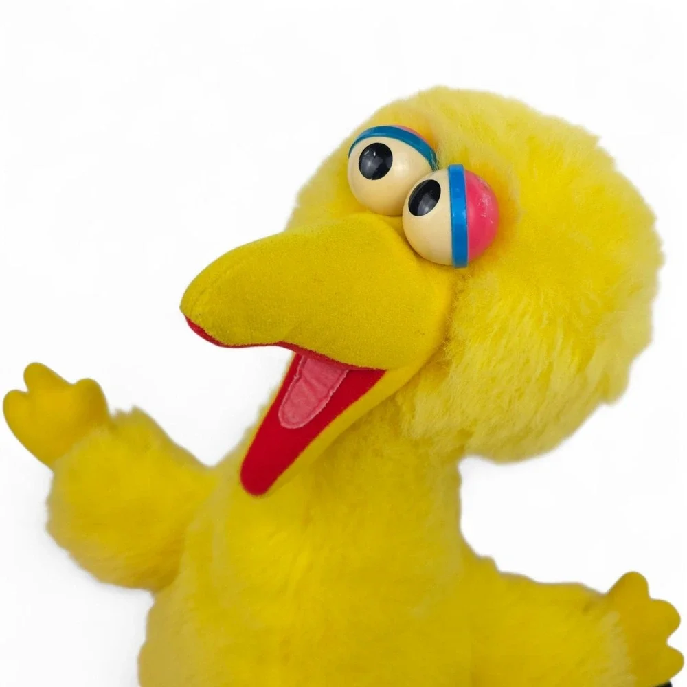 VTG 1986 Playskool Talking Big Bird Plush Sesame Street 22